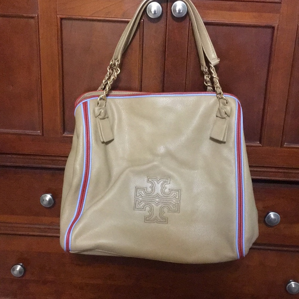 Leather Tory Burch Handbag